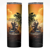 Hawaii Memorial Day Skinny Tumbler Remember Their Sacrifice LT05 Yellow - Polynesian Pride