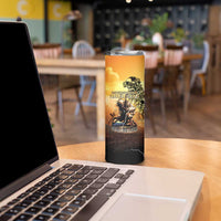 Hawaii Memorial Day Skinny Tumbler Remember Their Sacrifice LT05 - Polynesian Pride