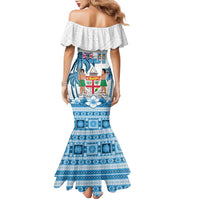 Fiji 679 Constitution Day Family Matching Mermaid Dress and Hawaiian Shirt Fijian Tapa Pattern LT05 - Polynesian Pride
