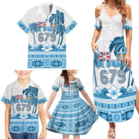 Fiji 679 Constitution Day Family Matching Summer Maxi Dress and Hawaiian Shirt Fijian Tapa Pattern LT05 - Polynesian Pride