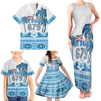 Fiji 679 Constitution Day Family Matching Tank Maxi Dress and Hawaiian Shirt Fijian Tapa Pattern LT05 - Polynesian Pride