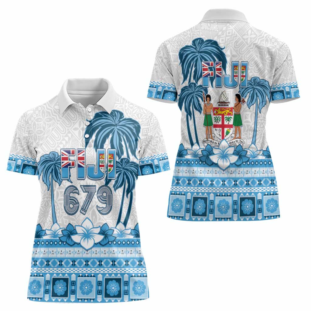 Fiji 679 Constitution Day Women Polo Shirt Fijian Tapa Pattern