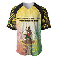 Vanuatu Independence Day Baseball Jersey The Untouched Paradise