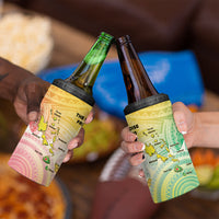 Vanuatu Independence Day 4 in 1 Can Cooler Tumbler The Untouched Paradise LT05 - Polynesian Pride