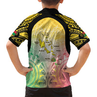 Vanuatu Independence Day Family Matching Long Sleeve Bodycon Dress and Hawaiian Shirt The Untouched Paradise