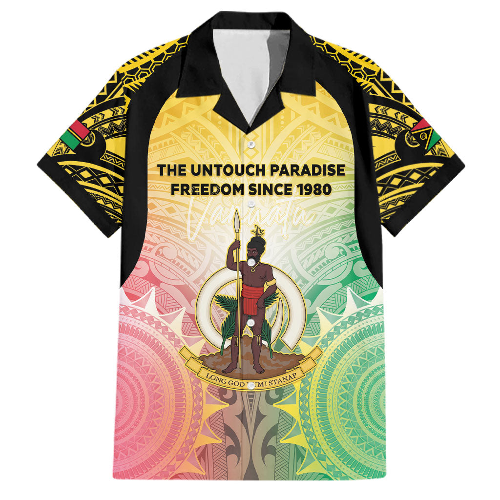 Vanuatu Independence Day Family Matching Mermaid Dress and Hawaiian Shirt The Untouched Paradise