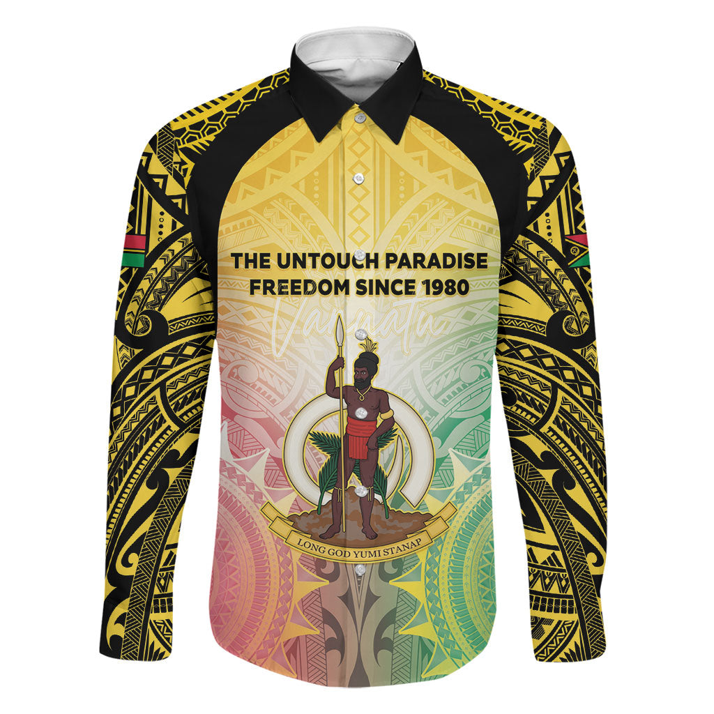 Vanuatu Independence Day Family Matching Tank Maxi Dress and Hawaiian Shirt The Untouched Paradise