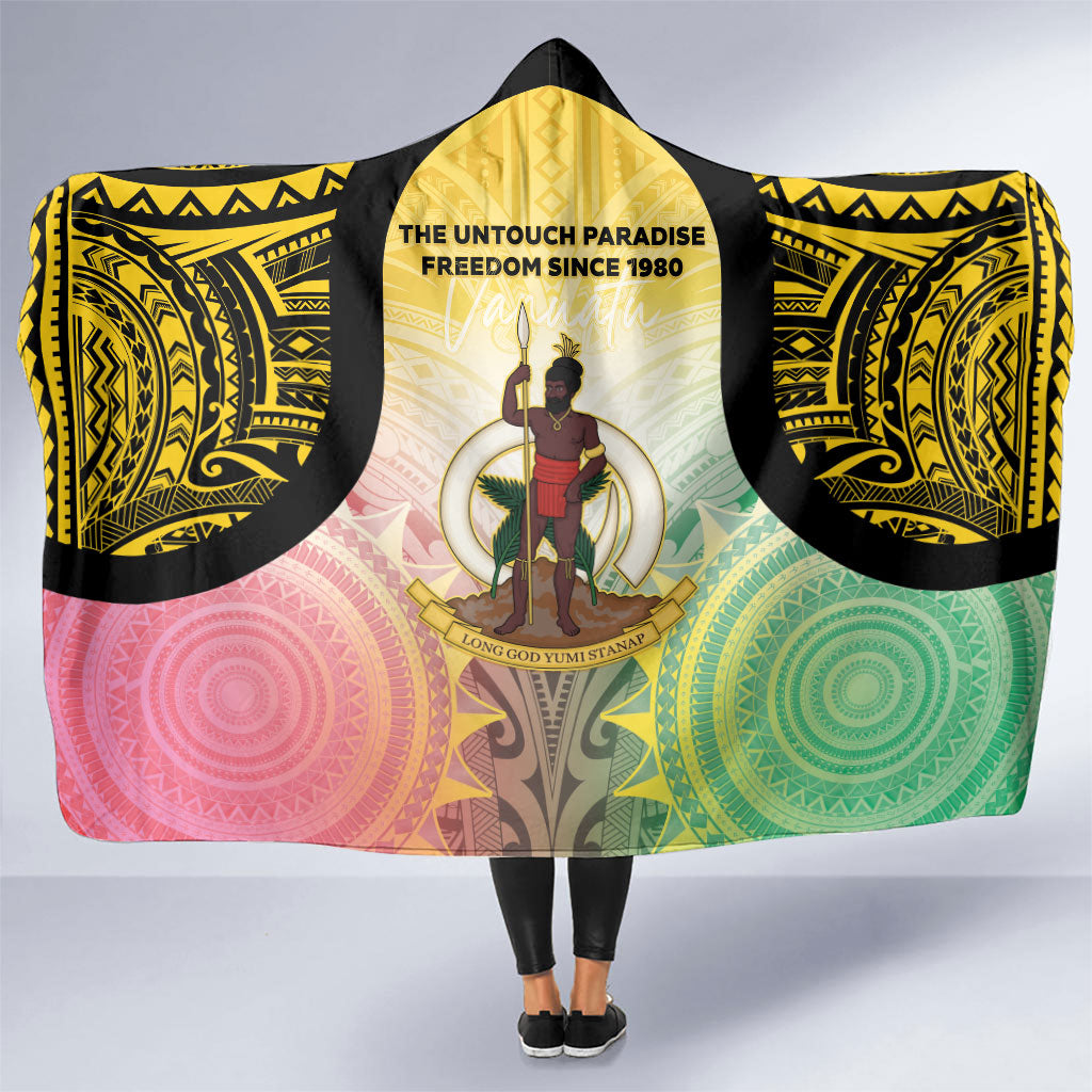 Vanuatu Independence Day Hooded Blanket The Untouched Paradise