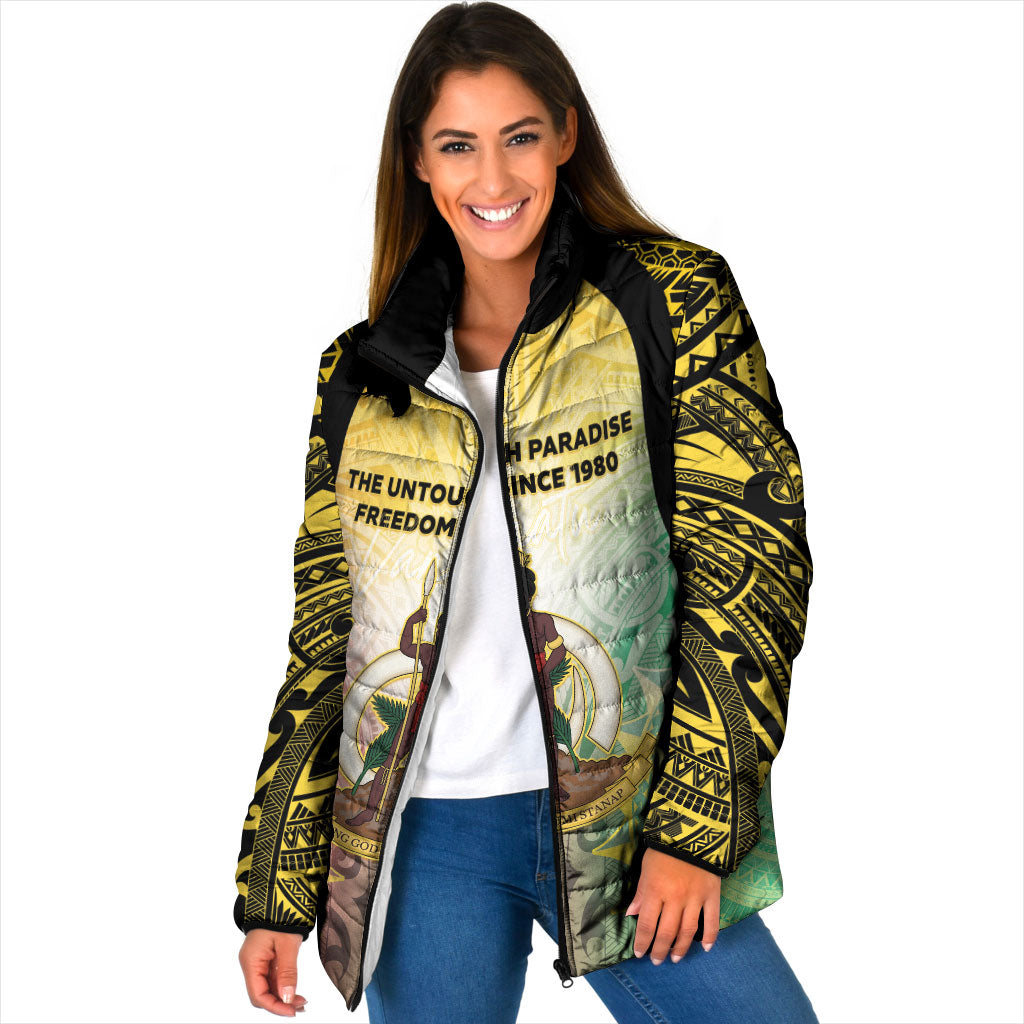 Vanuatu Independence Day Padded Jacket The Untouched Paradise