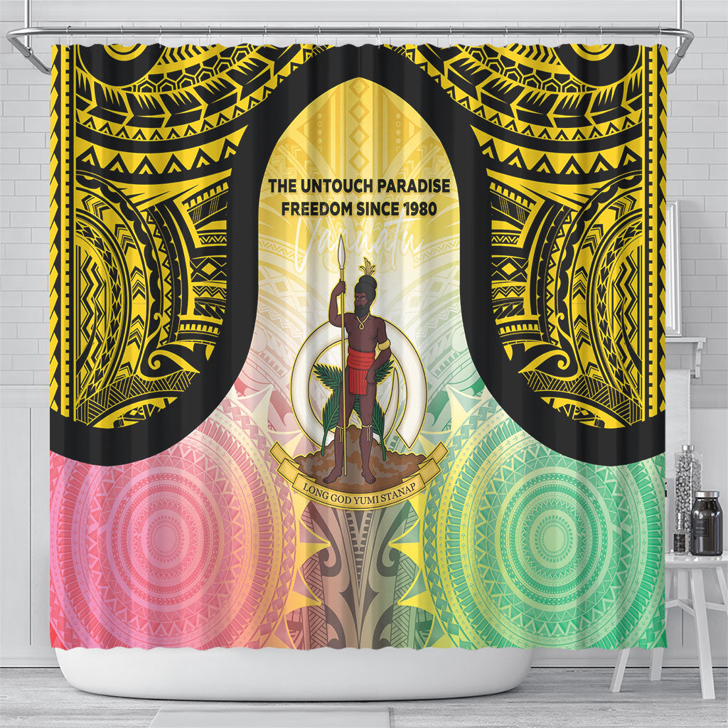 Vanuatu Independence Day Shower Curtain The Untouched Paradise