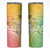 Vanuatu Independence Day Skinny Tumbler The Untouched Paradise LT05 Colorful - Polynesian Pride