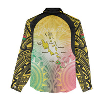Vanuatu Independence Day Women Casual Shirt The Untouched Paradise LT05 - Polynesian Pride
