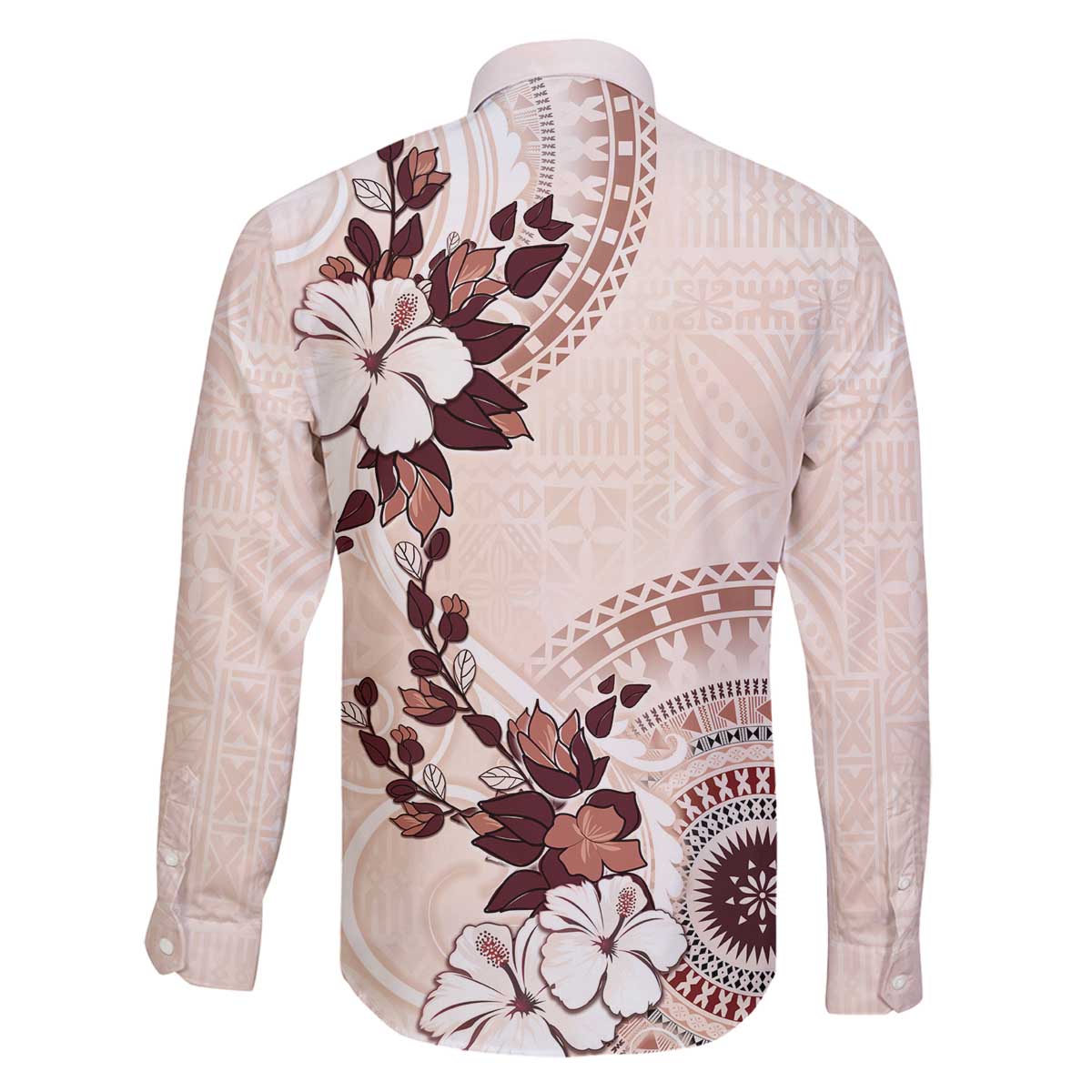 Bula Fiji Language Week Family Matching Puletasi and Hawaiian Shirt Fijian Tapa Pattern With Tagimoucia Flower LT05 - Polynesian Pride
