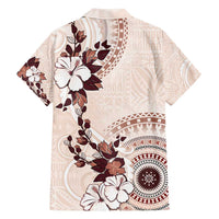 Bula Fiji Language Week Family Matching Short Sleeve Bodycon Dress and Hawaiian Shirt Fijian Tapa Pattern With Tagimoucia Flower LT05 - Polynesian Pride