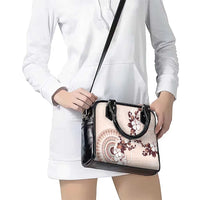 Bula Fiji Language Week Shoulder Handbag Fijian Tapa Pattern With Tagimoucia Flower LT05 - Polynesian Pride
