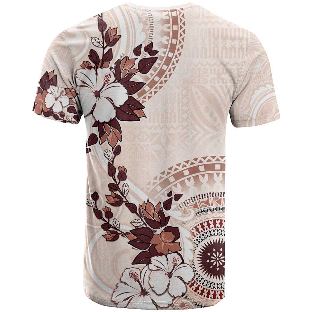 Bula Fiji Language Week T Shirt Fijian Tapa Pattern With Tagimoucia Flower LT05 - Polynesian Pride