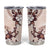 Bula Fiji Language Week Tumbler Cup Fijian Tapa Pattern With Tagimoucia Flower