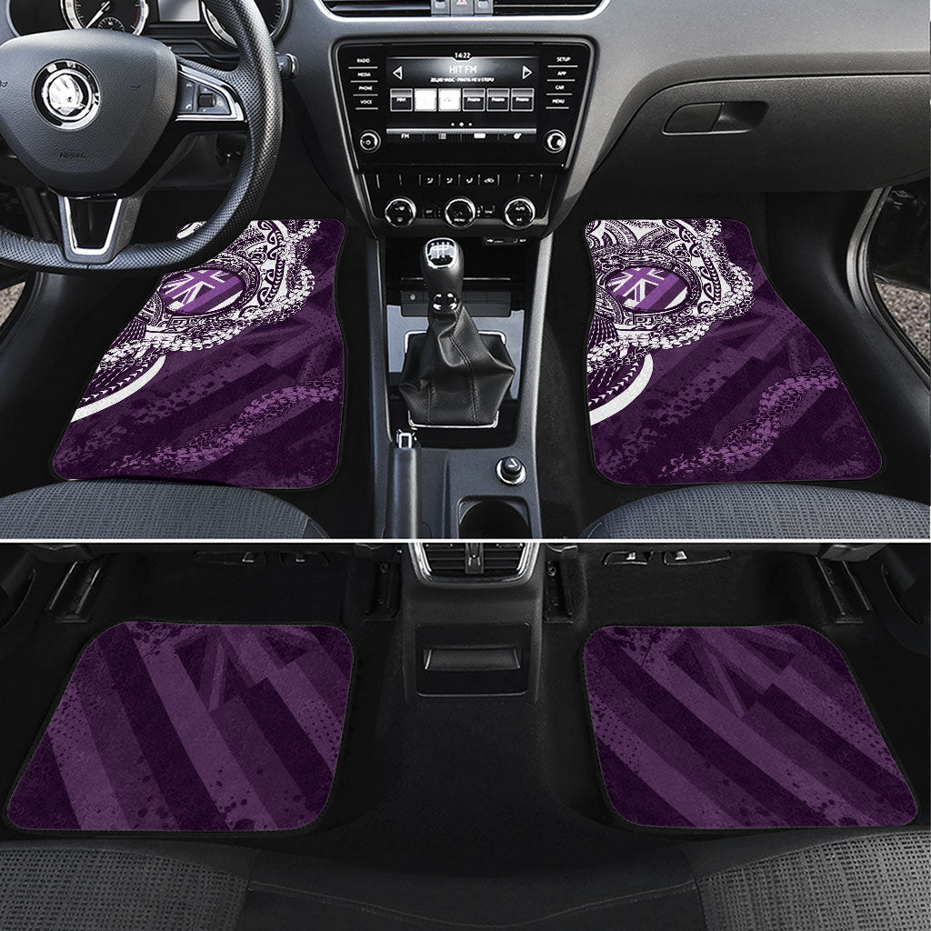 Hawaii Queen Liliuokalani Car Mats Hawaiian Maile Lei Flag Style
