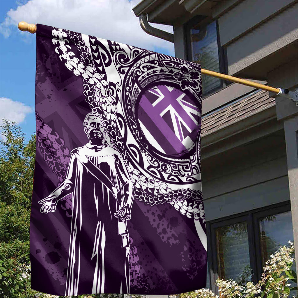 Hawaii Queen Liliuokalani Garden Flag Hawaiian Maile Lei Flag Style LT05 - Polynesian Pride