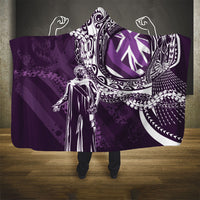 Hawaii Queen Liliuokalani Hooded Blanket Hawaiian Maile Lei Flag Style LT05 - Polynesian Pride