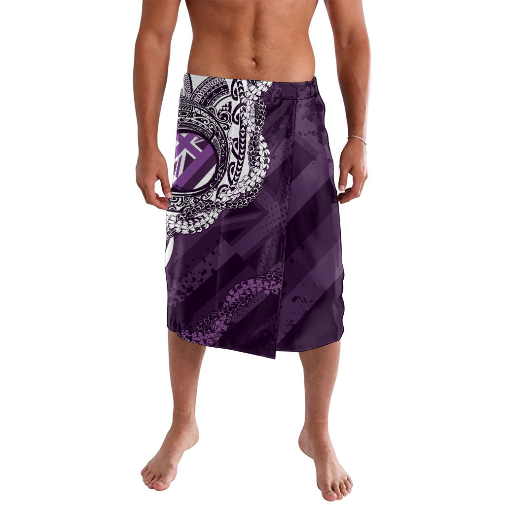 Hawaii Queen Liliuokalani Lavalava Hawaiian Maile Lei Flag Style
