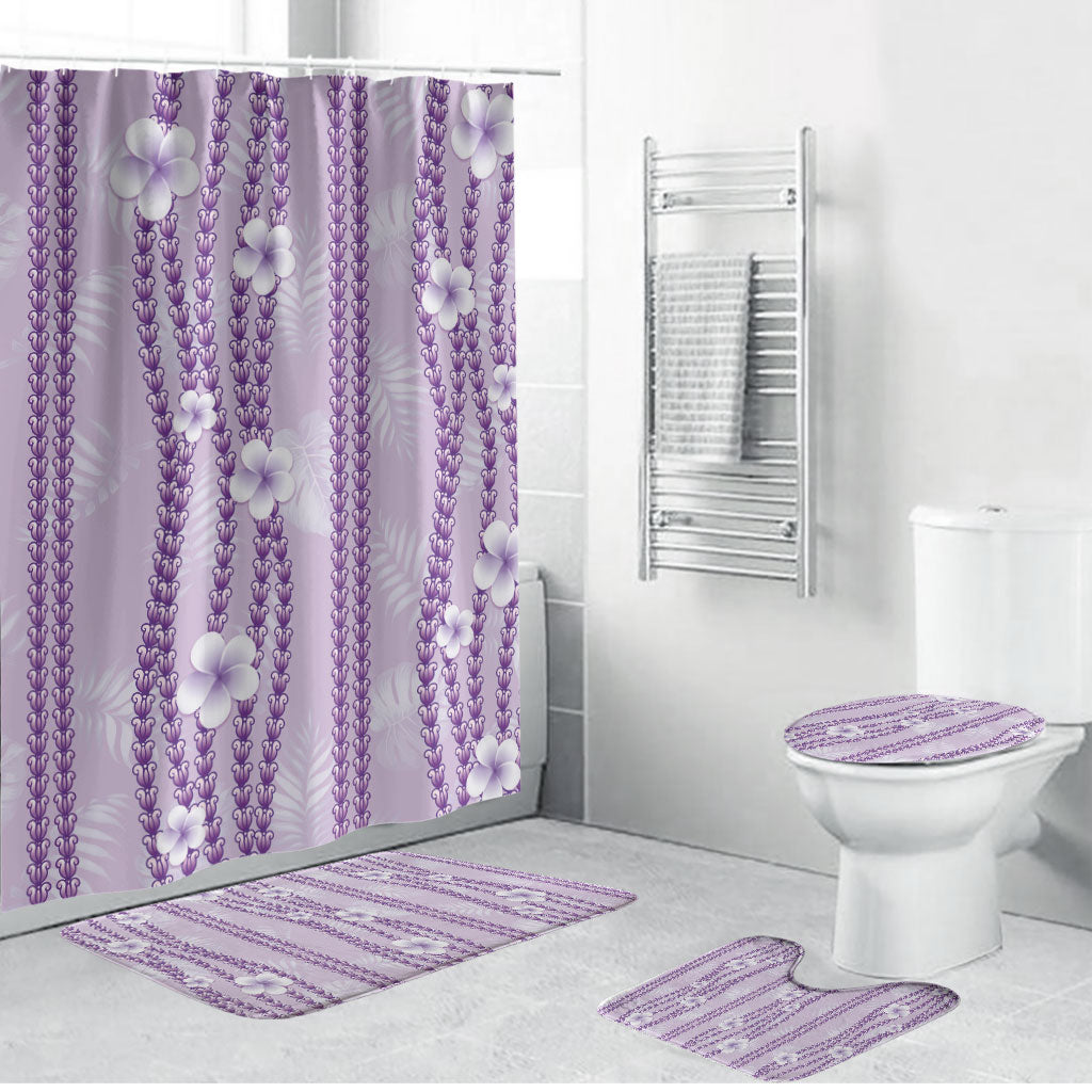 Hawaii Queen Liliuokalani Bathroom Set Lavender Lei Pua Kalaunu