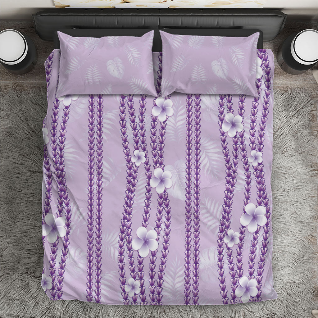 Hawaii Queen Liliuokalani Bedding Set Lavender Lei Pua Kalaunu