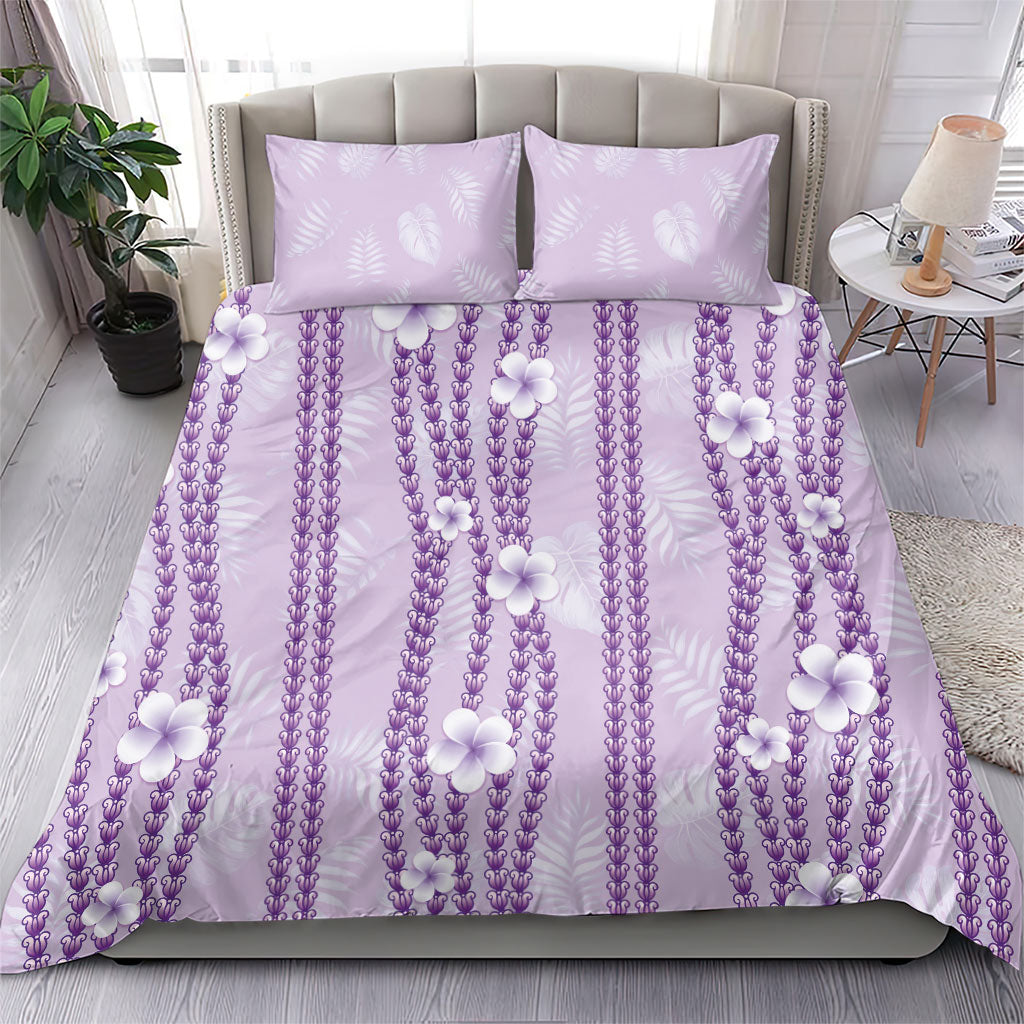 Hawaii Queen Liliuokalani Bedding Set Lavender Lei Pua Kalaunu LT05 - Polynesian Pride