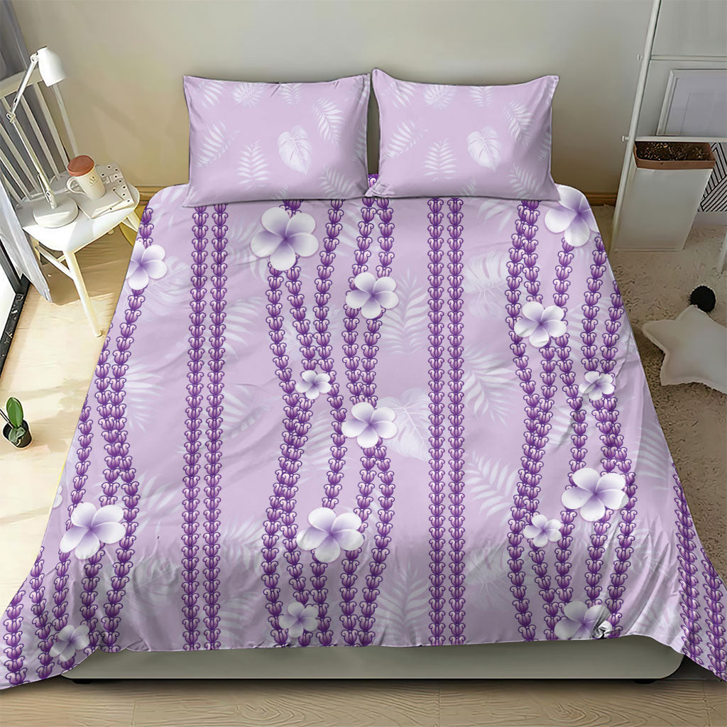 Hawaii Queen Liliuokalani Bedding Set Lavender Lei Pua Kalaunu LT05 - Polynesian Pride
