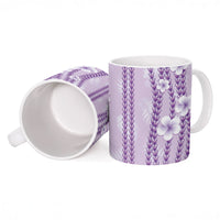 Hawaii Queen Liliuokalani Ceramic Mug Lavender Lei Pua Kalaunu LT05 - Polynesian Pride