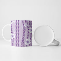 Hawaii Queen Liliuokalani Ceramic Mug Lavender Lei Pua Kalaunu LT05 - Polynesian Pride