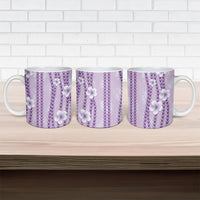 Hawaii Queen Liliuokalani Ceramic Mug Lavender Lei Pua Kalaunu LT05 - Polynesian Pride