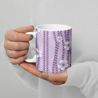 Hawaii Queen Liliuokalani Ceramic Mug Lavender Lei Pua Kalaunu LT05 - Polynesian Pride