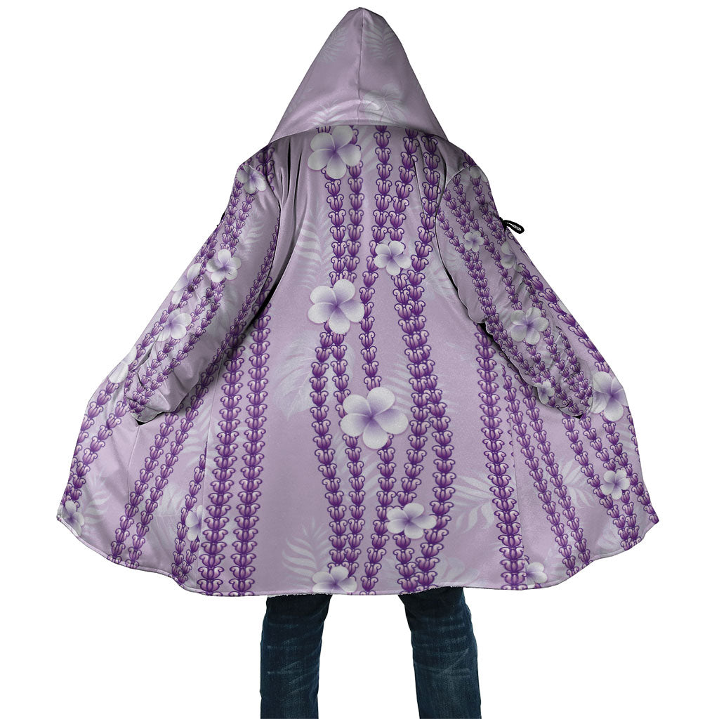 Hawaii Queen Liliuokalani Cloak Lavender Lei Pua Kalaunu