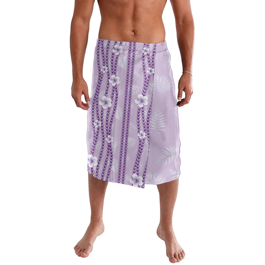 Hawaii Queen Liliuokalani Lavalava Lavender Lei Pua Kalaunu