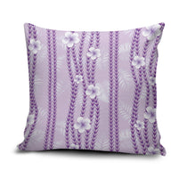 Hawaii Queen Liliuokalani Pillow Cover Lavender Lei Pua Kalaunu LT05 Lavender - Polynesian Pride