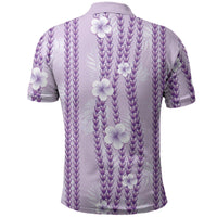 Hawaii Queen Liliuokalani Polo Shirt Lavender Lei Pua Kalaunu LT05 - Polynesian Pride