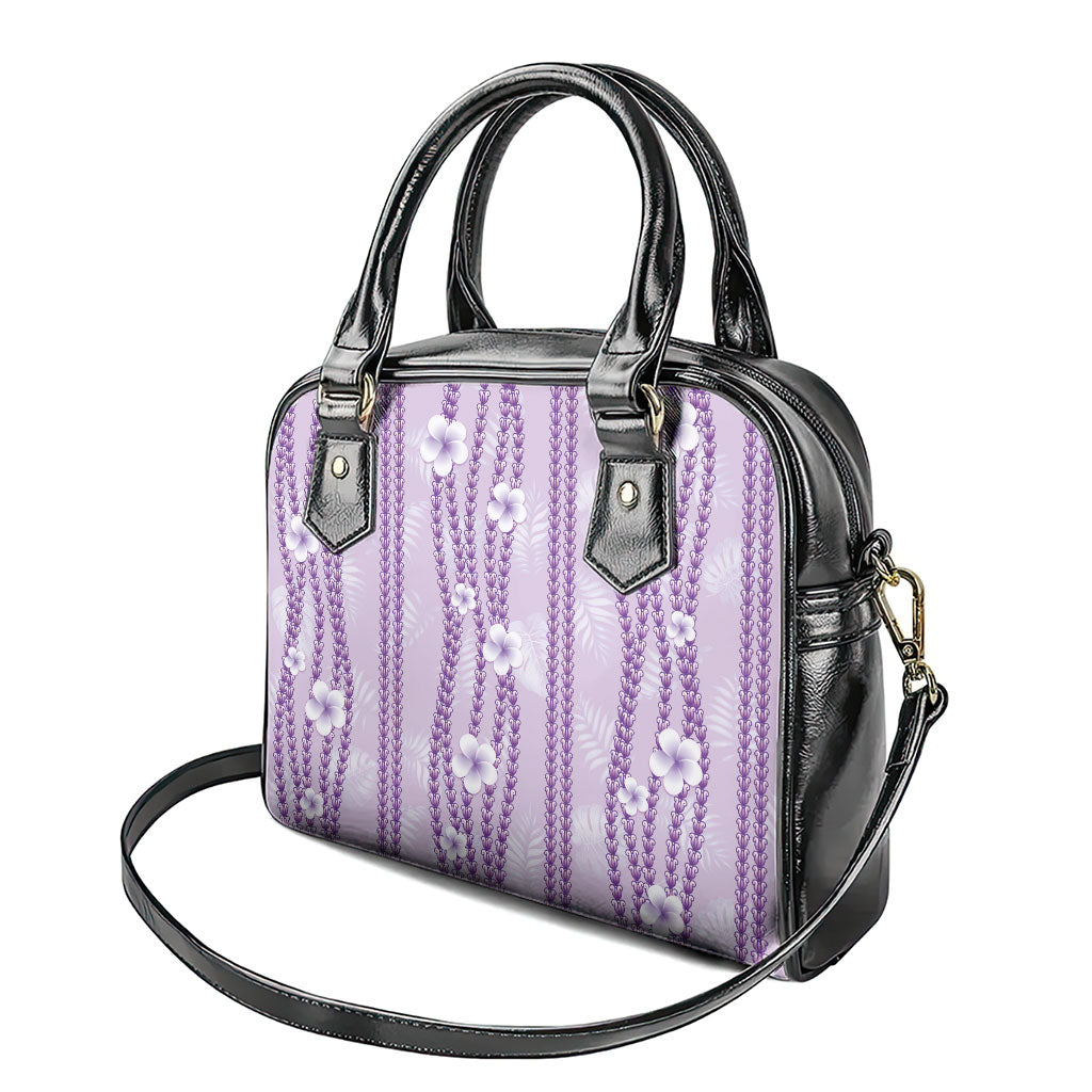 Hawaii Queen Liliuokalani Shoulder Handbag Lavender Lei Pua Kalaunu LT05 - Polynesian Pride