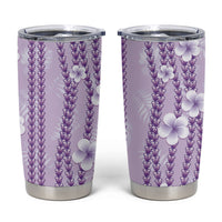 Hawaii Queen Liliuokalani Tumbler Cup Lavender Lei Pua Kalaunu LT05 Lavender - Polynesian Pride