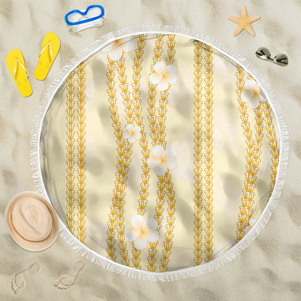 Hawaii Queen Liliuokalani Beach Blanket Gold Lei Pua Kalaunu