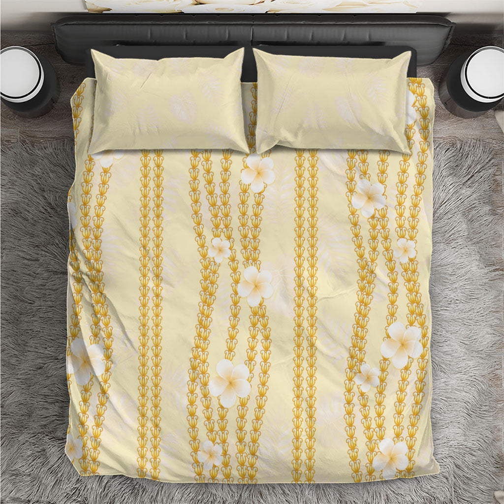 Hawaii Queen Liliuokalani Bedding Set Gold Lei Pua Kalaunu