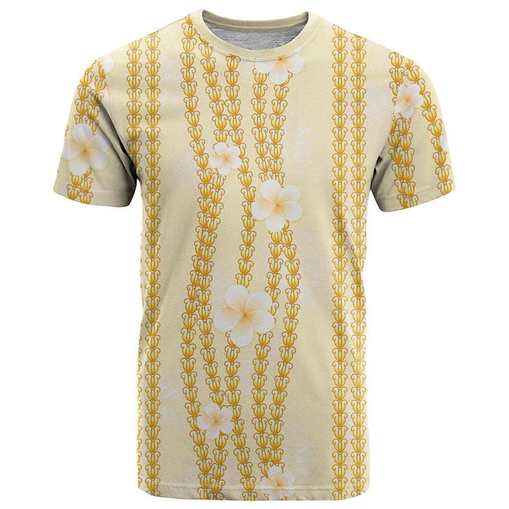 Hawaii Queen Liliuokalani T Shirt Gold Lei Pua Kalaunu
