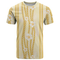 Hawaii Queen Liliuokalani T Shirt Gold Lei Pua Kalaunu LT05 Gold - Polynesian Pride