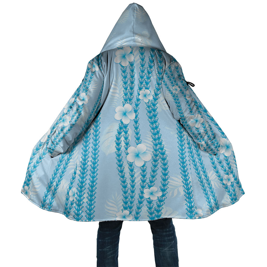 Hawaii Queen Liliuokalani Cloak Blue Lei Pua Kalaunu
