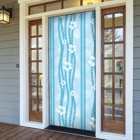 Hawaii Queen Liliuokalani Door Cover Blue Lei Pua Kalaunu LT05 - Polynesian Pride