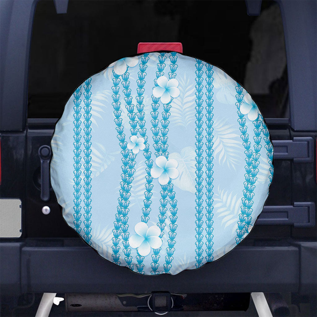 Hawaii Queen Liliuokalani Spare Tire Cover Blue Lei Pua Kalaunu