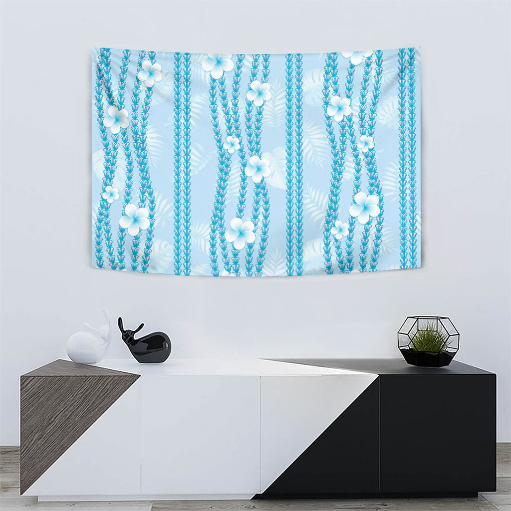 Hawaii Queen Liliuokalani Tapestry Blue Lei Pua Kalaunu LT05 - Polynesian Pride