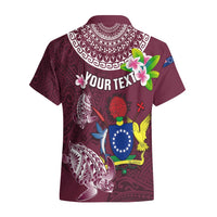 Personalized Cook Islands Mangaia Hawaiian Shirt Coat Of Arms Plumeria Polynesian Turtle LT05 - Polynesian Pride