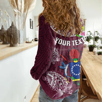 Personalized Cook Islands Mangaia Women Casual Shirt Coat Of Arms Plumeria Polynesian Turtle LT05 - Polynesian Pride