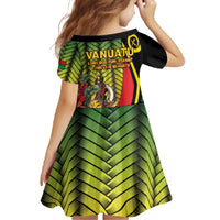 Vanuatu Constitution Day Family Matching Off The Shoulder Long Sleeve Dress and Hawaiian Shirt Long Live Vanuatu LT05 - Polynesian Pride